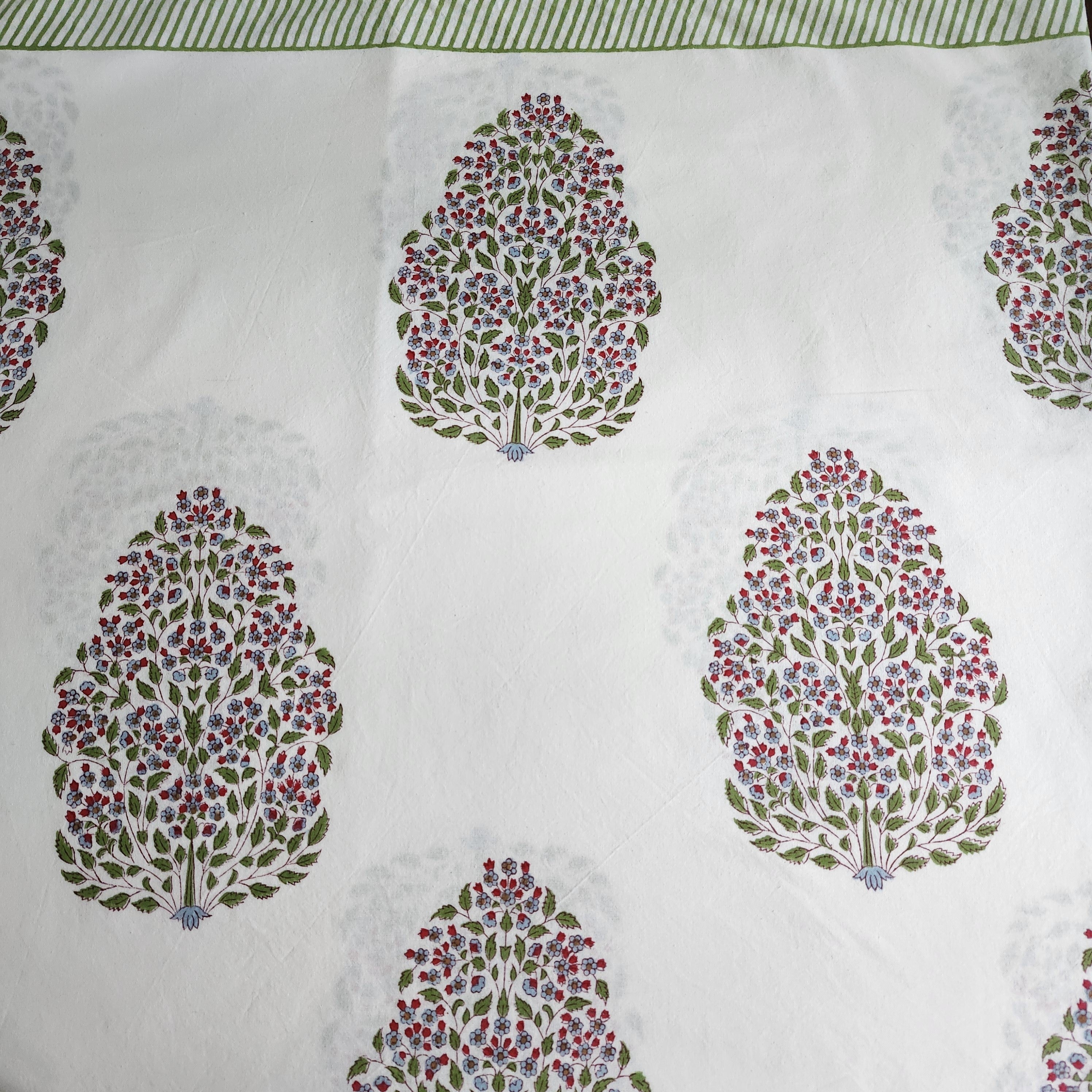 Block Print Tablecloth Assorted 180 x 270 cm, close-up - buy homeware, tableware and interior accessories at Inside Living