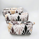 Block Print Wash Bag Tribal, Inside Living Singapore homeware and lifestyle collection, view 2.