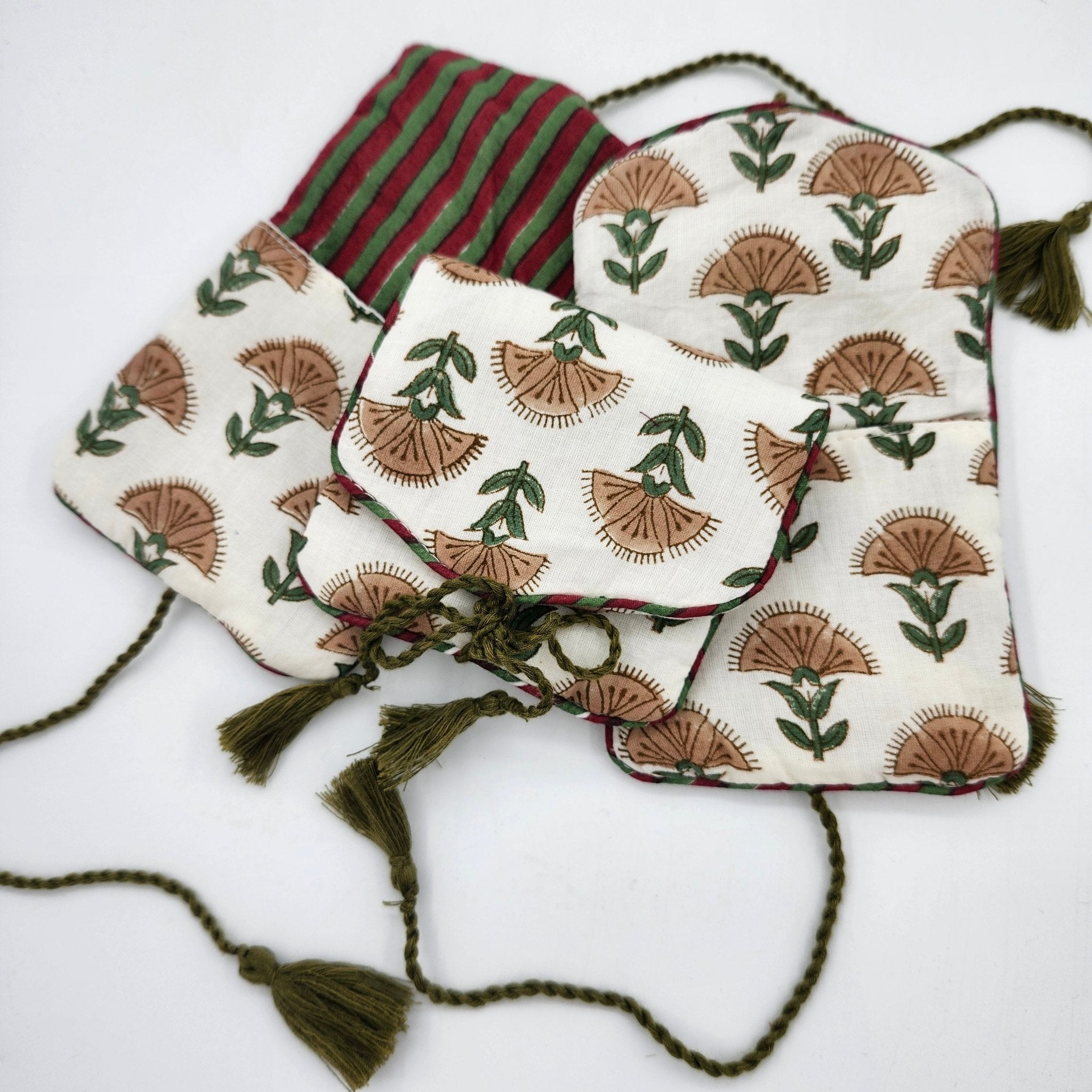 Block Print Pouch, Inside Living Singapore homeware and lifestyle collection, view 2.