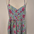 Block Print Sundress in the Tracy design, cotton calf-length sundress from Inside Living Singapore.