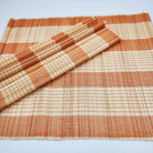 Bamboo Placemat Orange from Inside Living Singapore, detail view.