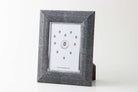 Faux Shagreen Bella Photo Frame Charcoal, alternative angle - buy homeware, tableware and interior accessories at Inside