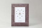 Faux Shagreen Bella Photo Frame Mulberry, detail view - buy homeware, tableware and interior accessories at Inside Living