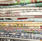 Hand block-printed cotton tablecloth in assorted prints and colours, machine washable, in multiple sizes