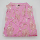 Block Print Pyjama Long Set Assorted: block-printed cotton pyjama set for relaxing, from Inside Living Singapore.