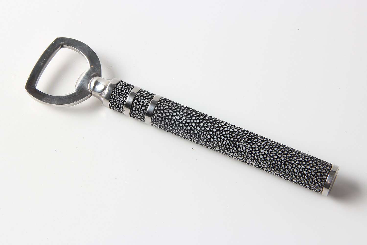 Faux Shagreen Bottle Opener, detail view - buy homeware, tableware and interior accessories at Inside Living Singapore