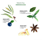 Tamegroute scented candle in mint and tea fragrance, hand-poured, from Inside Living Singapore Close-up detail.