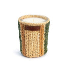 Scented Candle Raphia Maya Mint & Tea: fragranced candle for home ambience, from Inside Living Singapore. Alternative angle.