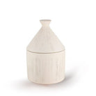 Ginger and spice scented soy candle in a white clay tajine, 8.5 x 15 cm, around 60 hours burn time