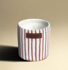 Scented Candle Zebra Terracotta Cumin, scented candle and home fragrance at Inside Living Singapore. Front view.