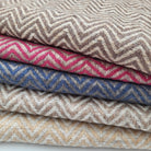 Herringbone cashmere shawl, 70 x 200 cm, soft and lightweight, available in five colours