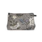 Cosmetic Bag Flower Linen Khaki from Inside Living Singapore, cosmetic & toiletry bags. Shown styled in a home setting.