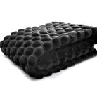 Egg Velvet Throw Black, Inside Living Singapore homeware and lifestyle collection, view 3.