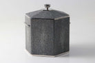 Faux Shagreen Otis Ice Bucket Charcoal, alternative angle - buy homeware, tableware and interior accessories at Inside