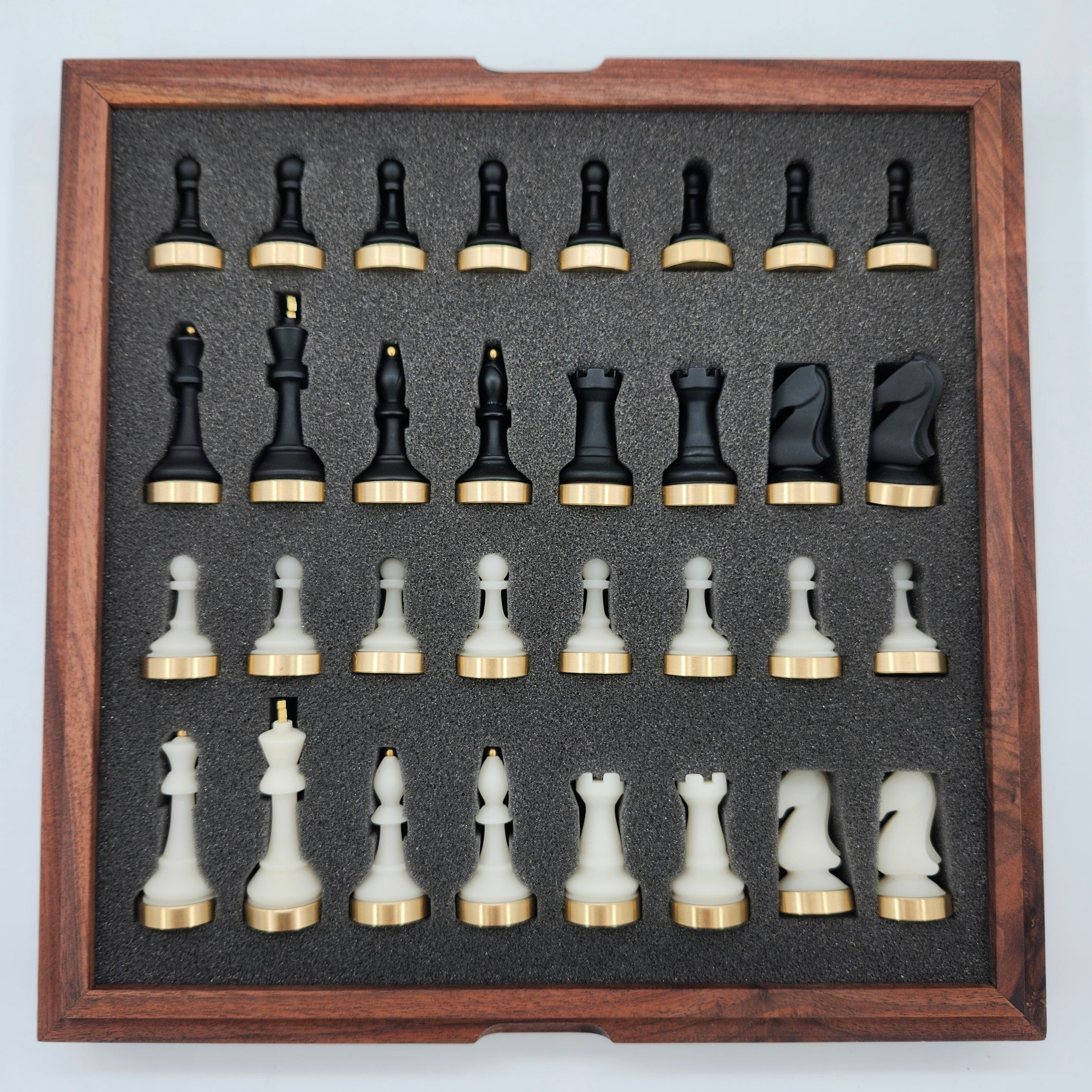 Chess Set from Inside Living Singapore, detail view.