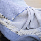 Reversible Cotton Throw, alternative angle, from the Inside Living Singapore homeware collection.
