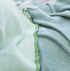 Reversible Cotton Throw, close-up of the texture, from the Inside Living Singapore homeware collection.