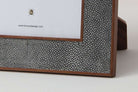 Faux Shagreen Classic Photo Frame Charcoal, alternative angle - buy homeware, tableware and interior accessories at Inside