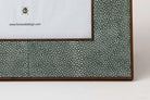 Faux Shagreen Classic Photo Frame Lincoln Green, alternative angle - buy homeware, tableware and interior accessories at