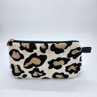 Cosmetic Bag Velvet Leopard Print, Inside Living Singapore homeware and lifestyle collection, view 2.