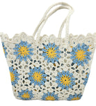 Crochet Bag Flower from Inside Living Singapore, detail view.
