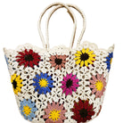 Crochet Bag Flower from Inside Living Singapore, close-up of the finish.