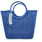 Crochet Basket, handmade crochet storage basket at Inside Living Singapore. Side view.