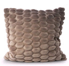 Dusty pink cushion with eggshell-pattern front and cotton velvet back, 50 x 50 cm, concealed zip