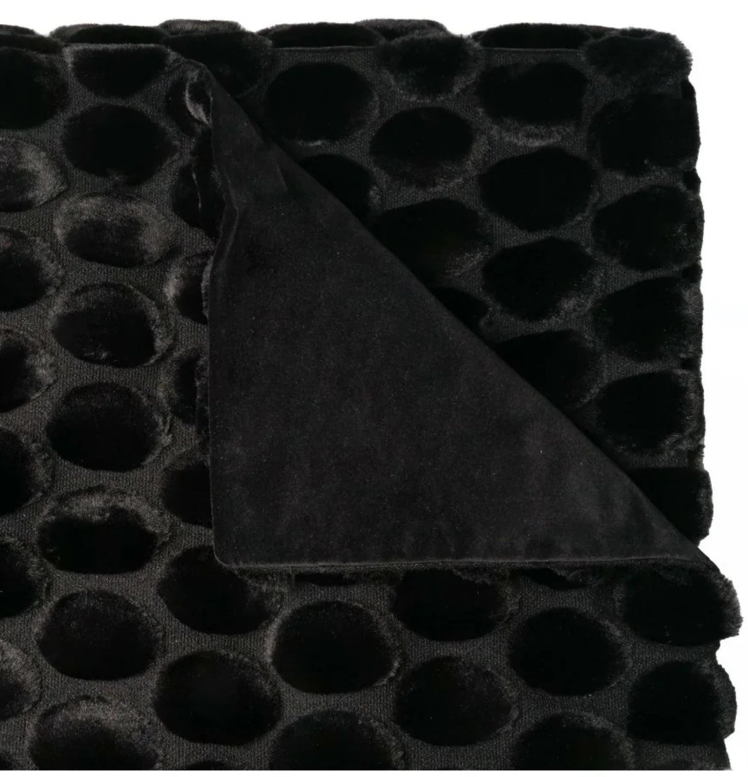Egg Velvet Cushion Black, Inside Living Singapore homeware and lifestyle collection, view 2.