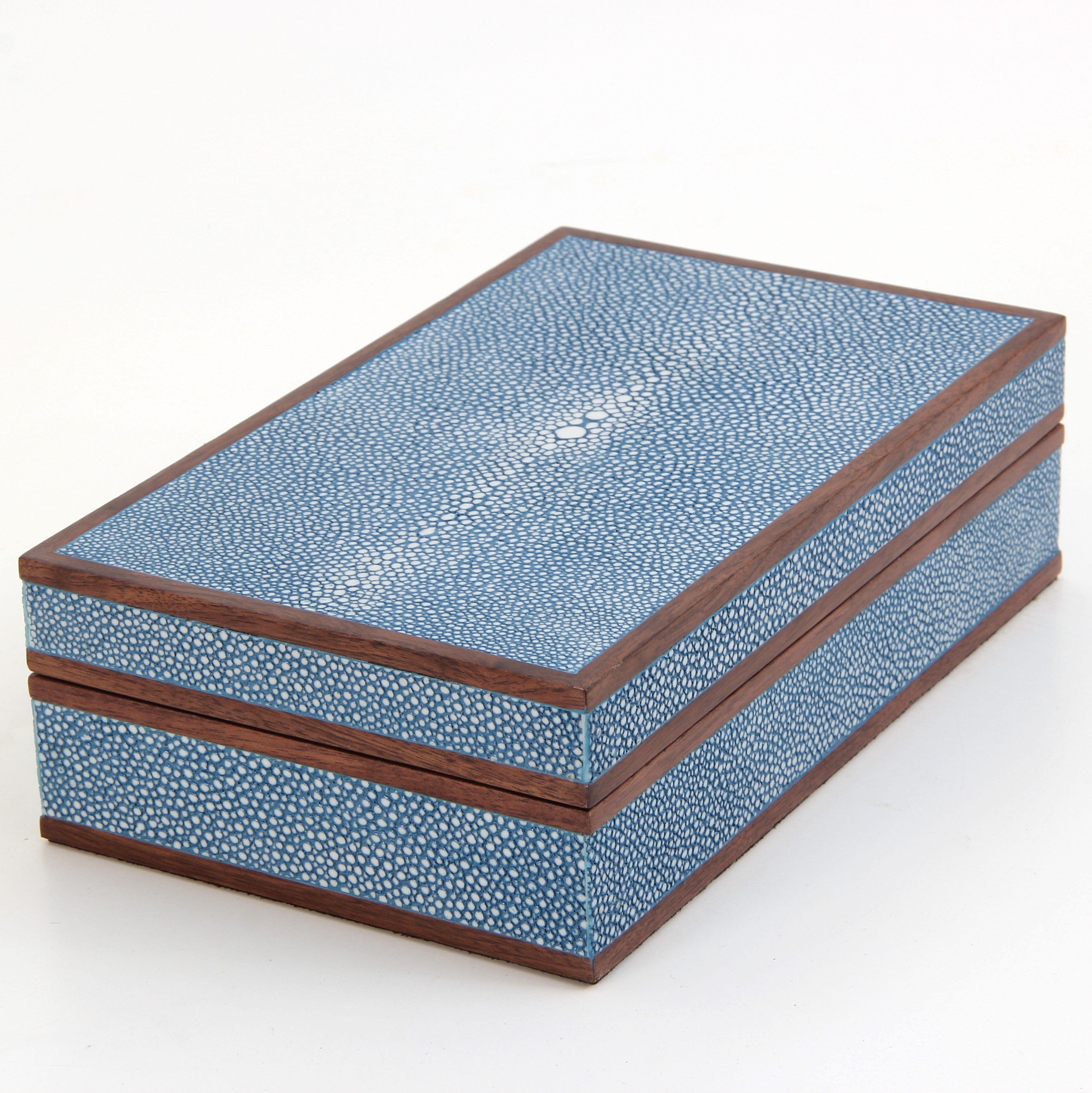 Faux Shagreen Bridge Set shown from another angle, homeware at Inside Living Singapore.