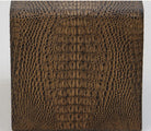 Tissue Box Cover Crocodile from Inside Living Singapore, detail view.