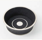 Faux Shagreen Wine Coaster Black from Inside Living Singapore, detail view.