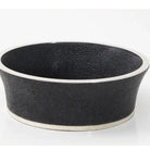 Faux Shagreen Wine Coaster Black from Inside Living Singapore, alternate angle.