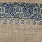 Pashmina shawl with hand-embroidered border and side stitching, 70 x 200 cm, soft and lightweight