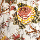 Kantha cotton bedspread and throw in assorted floral designs, 210 x 260 cm, from Inside Living Singapore Front view.