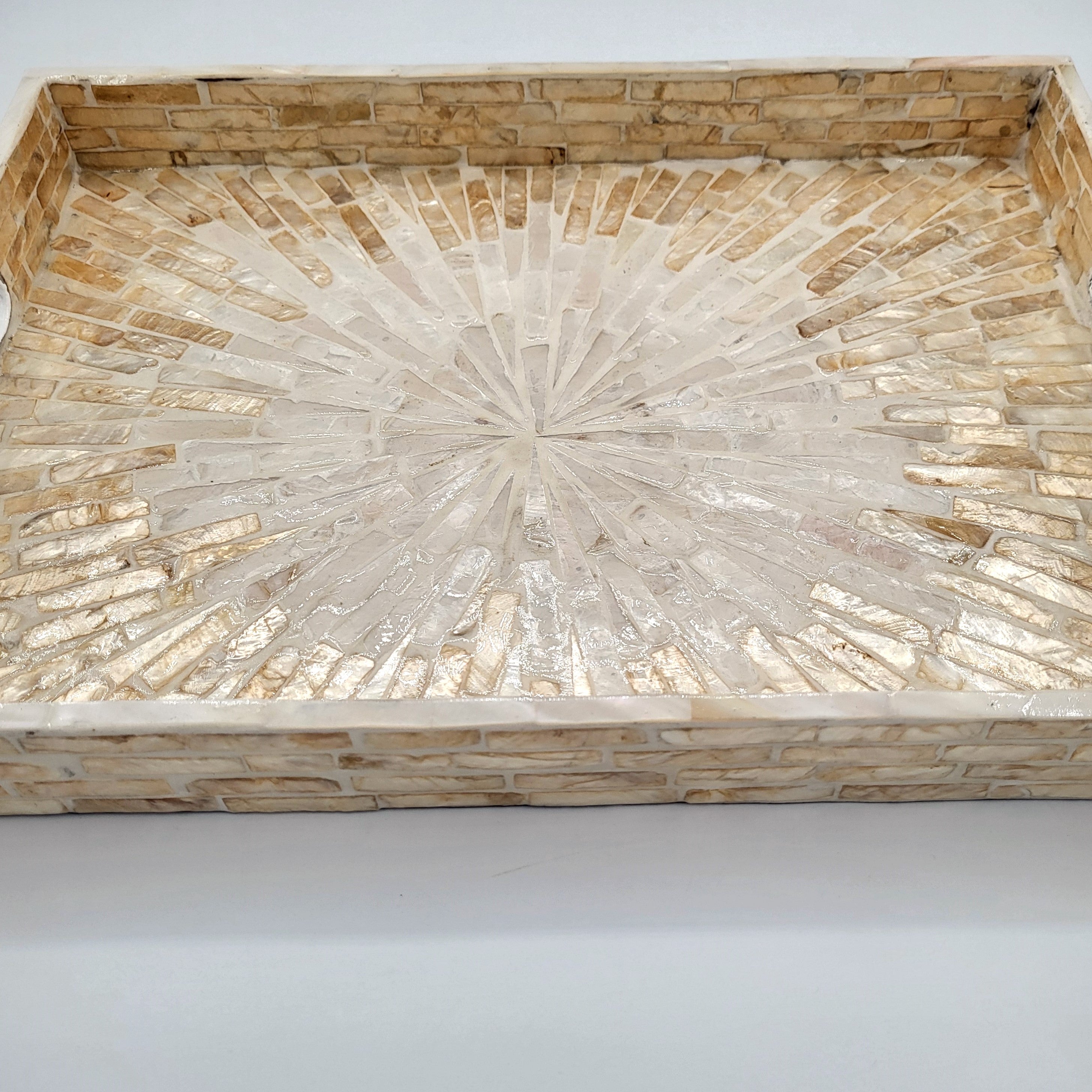 Mother of Pearl Tray Ivory, Inside Living Singapore homeware and lifestyle collection, view 4.