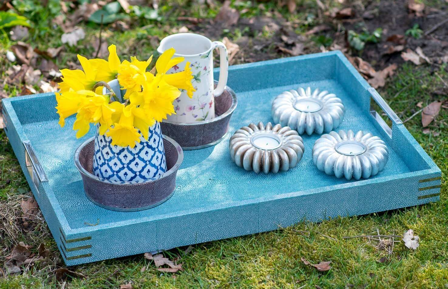 Seed Tea Light Holder Silver, alternative angle - buy homeware, tableware and interior accessories at Inside Living Singapore