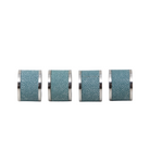 Faux Shagreen Napkin Rings Set of 4 Teal, side view - buy homeware, tableware and interior accessories at Inside Living