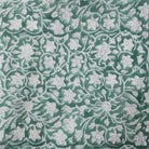 Block Print Napkin Assorted Set of 2 in green floral, cotton dining napkins from Inside Living Singapore.