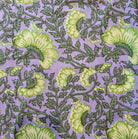Block Print Runner Summer Purple/Green from Inside Living Singapore. Shown alternative angle.