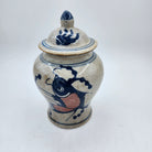 Botanical Gardens scented soy candle in a ceramic temple jar with catfish, 18 x 15 cm, 550 ml, single wick