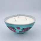 Scented Candle Botanical Gardens Teal Bowl, Inside Living Singapore homeware and lifestyle collection, view 2.