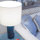 Lacquer Table Lamp from Inside Living Singapore. Shown styled in a home setting.