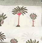 Block Print Tablecloth Palm: block-printed cotton tablecloth for dining table styling, from Inside Living Singapore.
