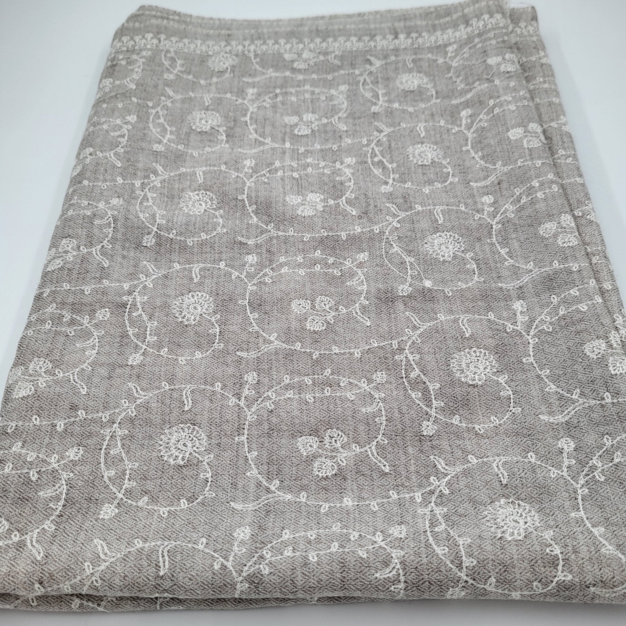 Pashmina Embroidered (Various), part of the Scarves & Shawls collection at Inside Living Singapore, detail of the design.