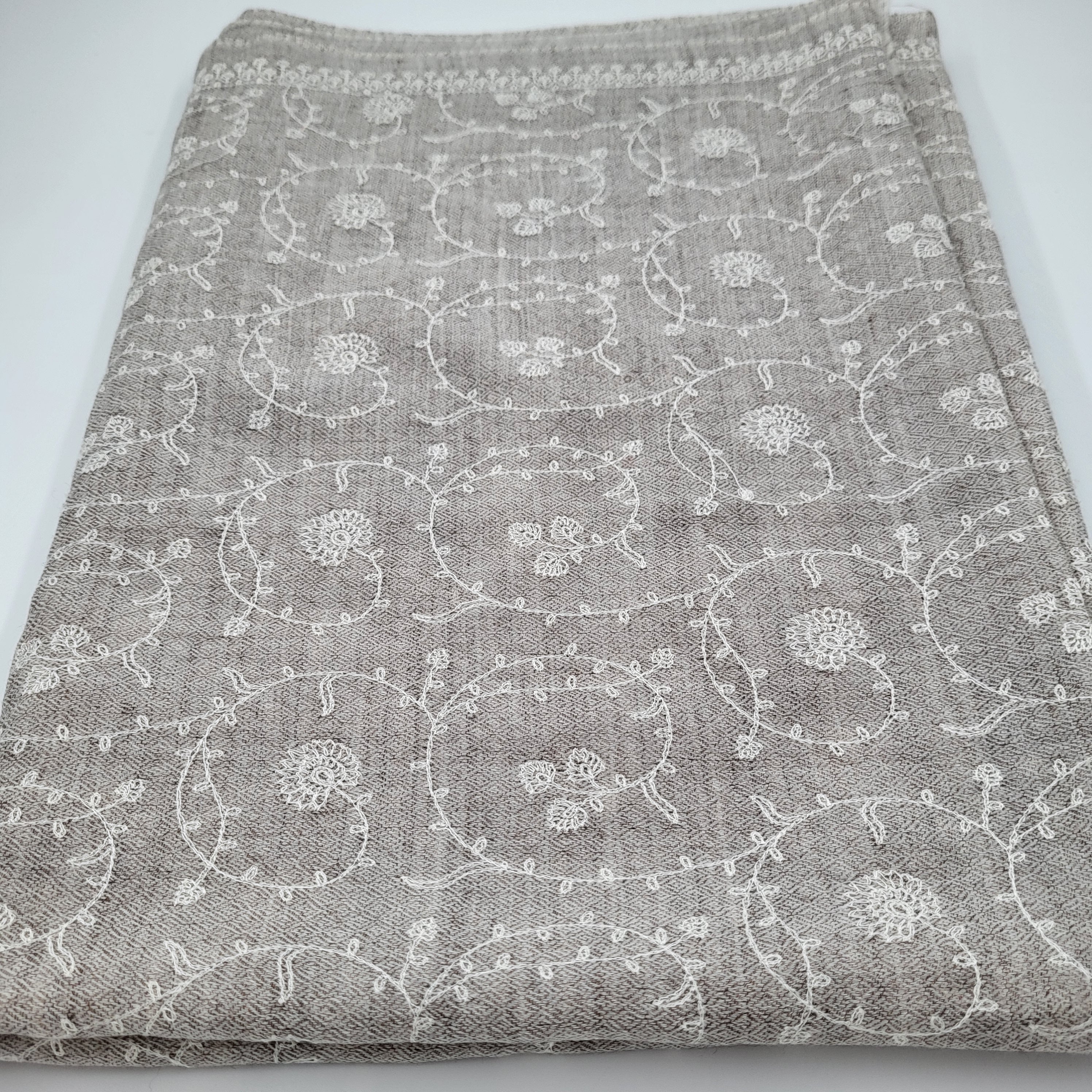 Pashmina Embroidered (Various), part of the Scarves & Shawls collection at Inside Living Singapore, detail of the design.