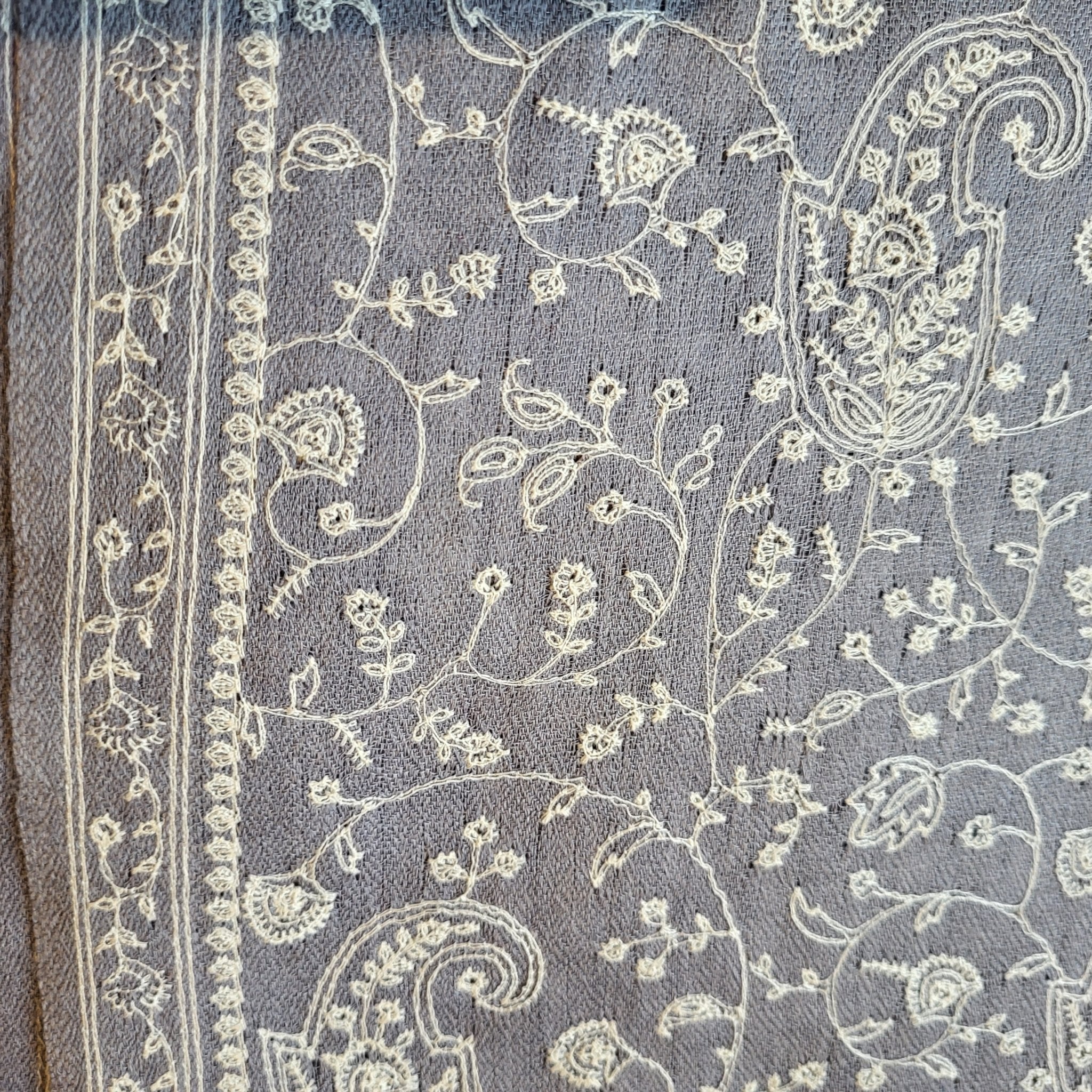 Pashmina Embroidered (Various), photographed in natural light at Inside Living Singapore.