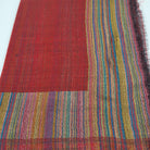 Multi Striped Pashmina Shawl, detail view, from the Inside Living Singapore homeware collection.