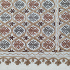 Embroidered Pashmina Small Circle from Inside Living Singapore. Shown showing texture and finish.
