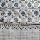 Embroidered Pashmina Small Circle from Inside Living Singapore. Shown side view.
